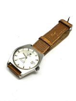 Vintage tissot visodate automatic seastar pr156 gents wristwatch the watch is ticking