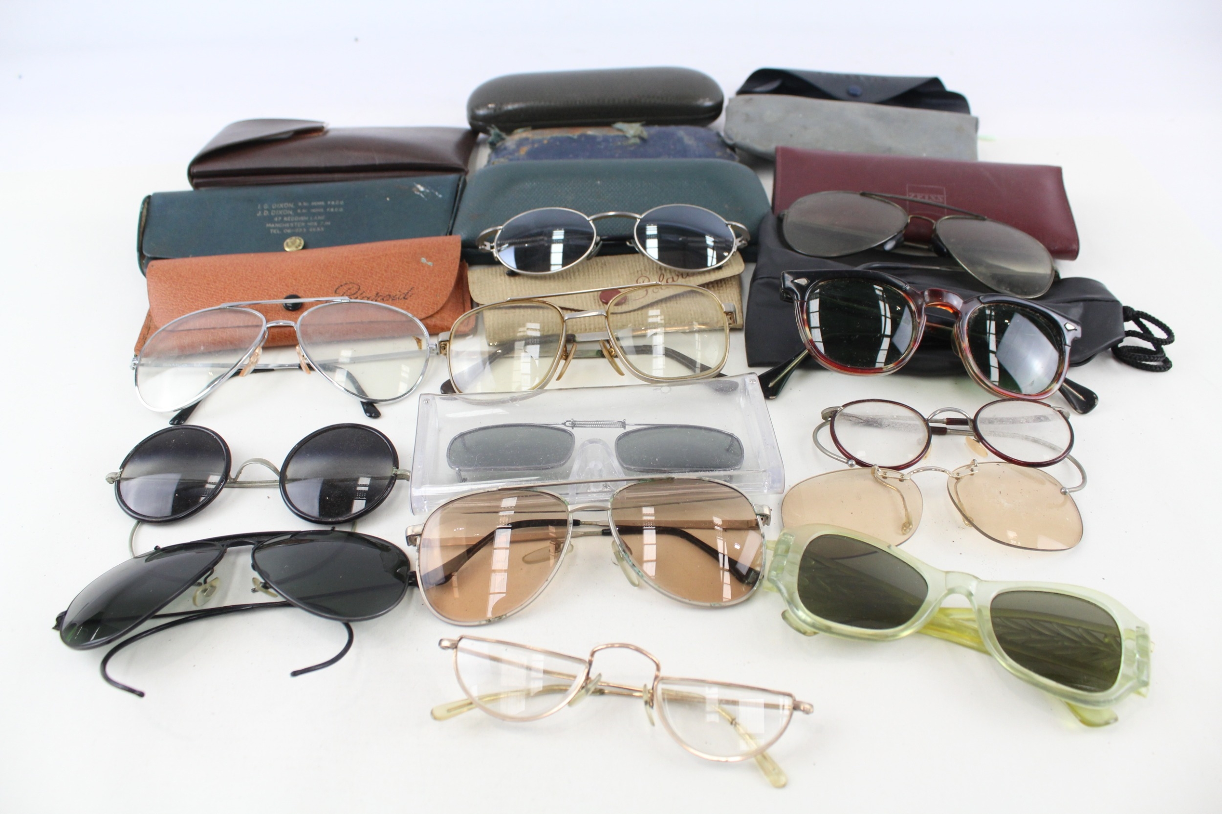 Sunglasses Vintage Glasses Assorted Inc Oversized, Mid Century, Cases, Retro Lot