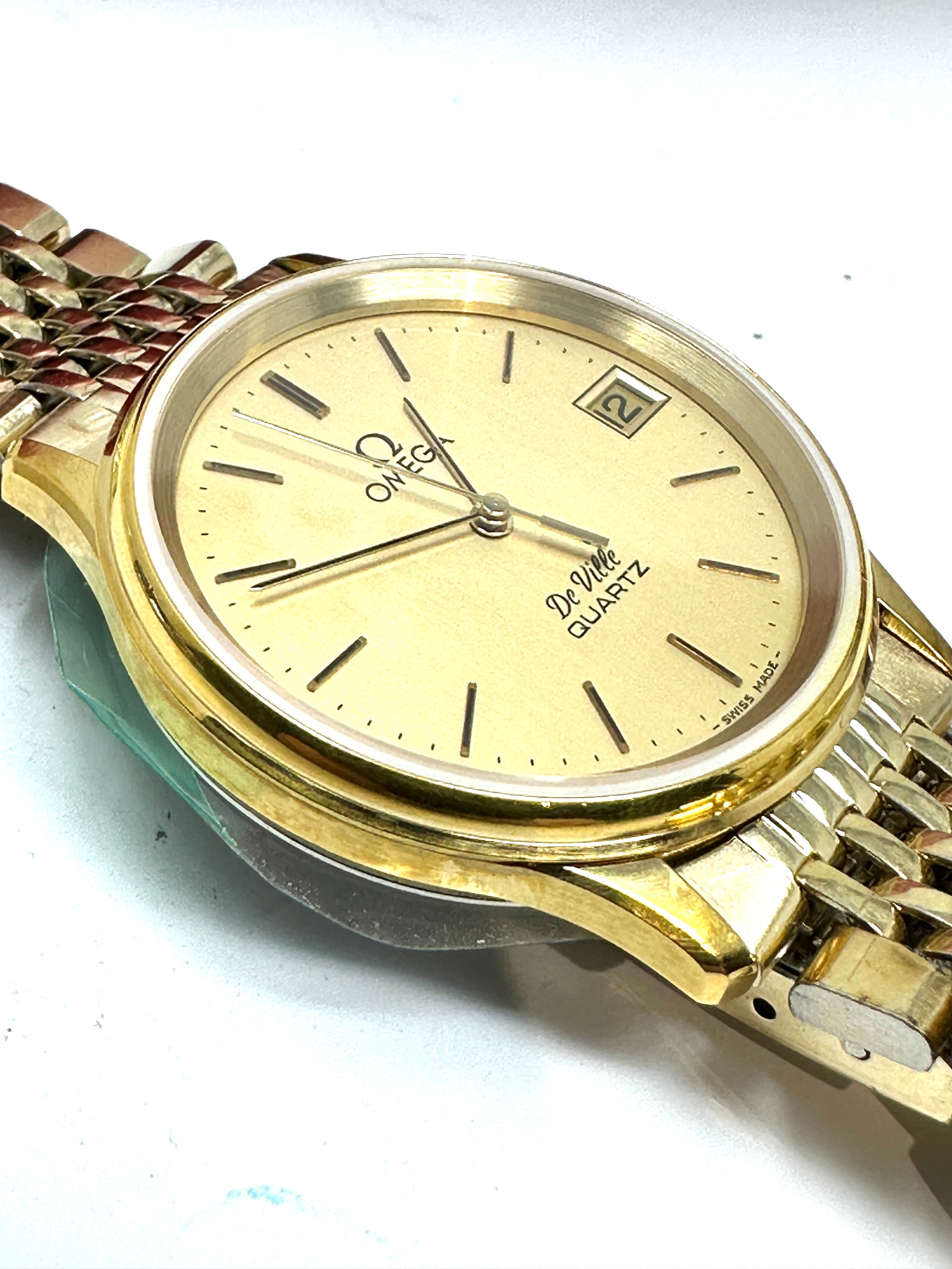 Gents boxed omega de ville quartz 1332 the watch does tick - Image 3 of 5