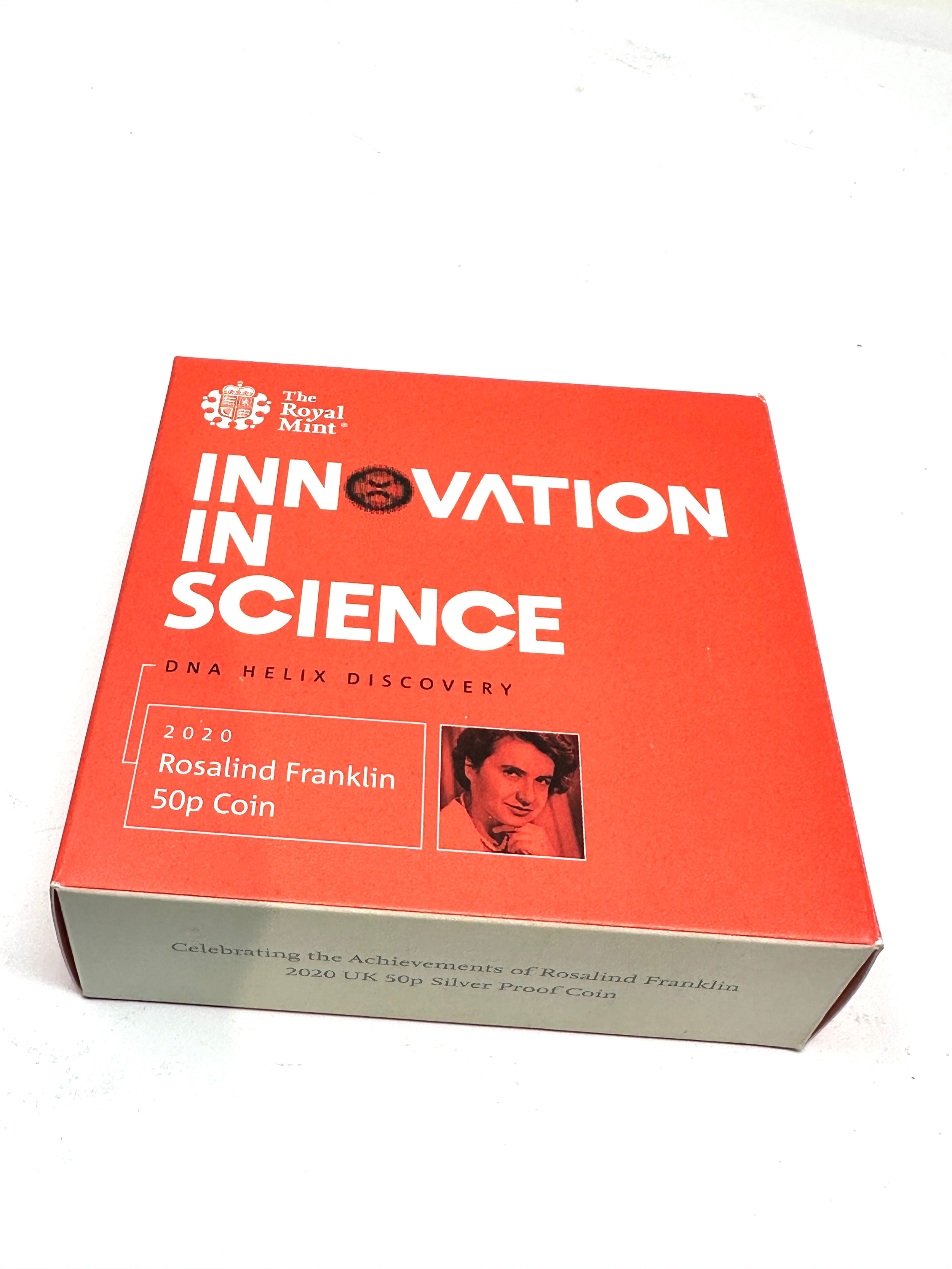 Innovation In Science Rosalind Franklin 50p Silver proof coin boxed c.o.a - Image 3 of 3