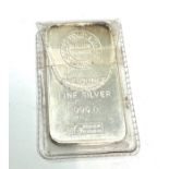 sharps pixley & Co one ounce fine 999.0 silver ingot bar