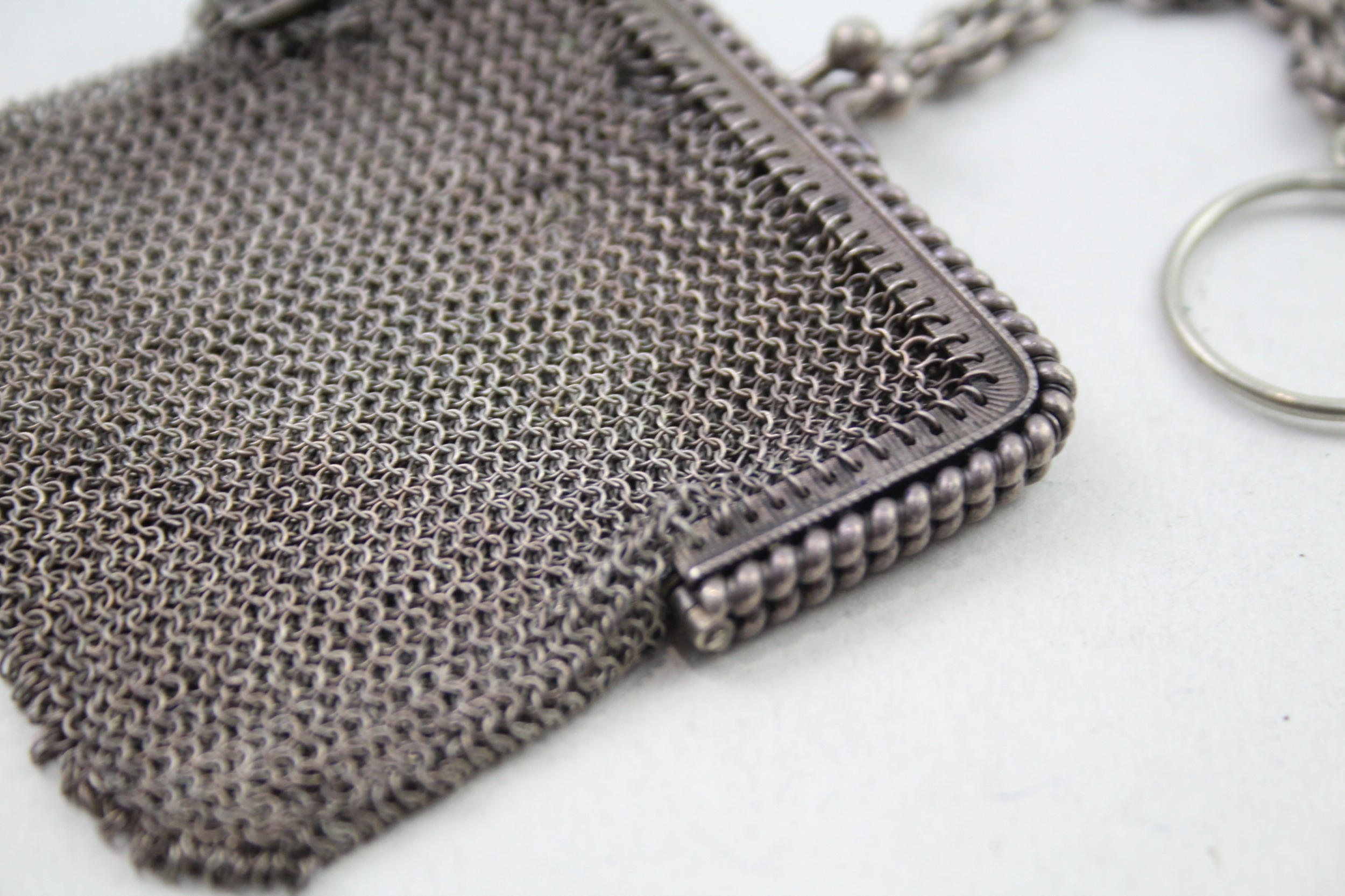 .930 silver chainmail purse / bag - Image 4 of 6