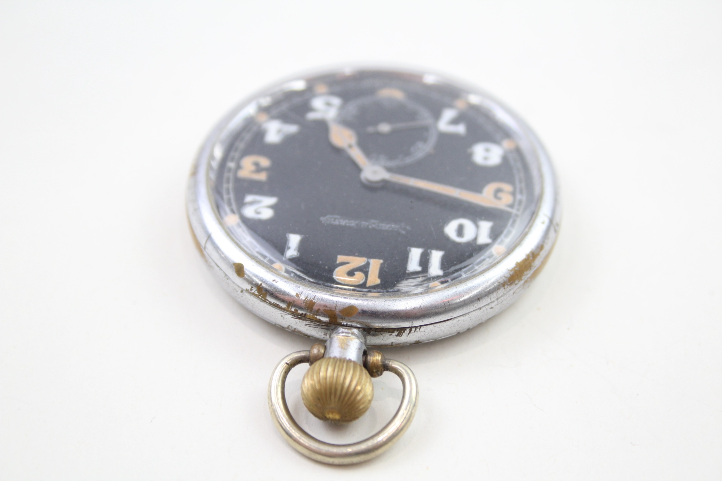 Mens Jaeger-Le Coultre GSTP Military Issue POCKET WATCH Hand Wind Working - Image 3 of 5