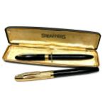 2 Vintage 14ct gold nib sheaffer fountain pens