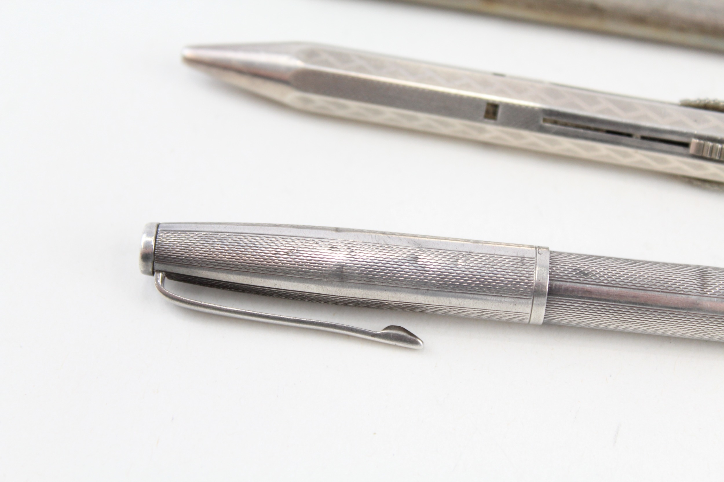 3 x .800 & .925 sterling writing instruments inc ballpoints etc - Image 4 of 6