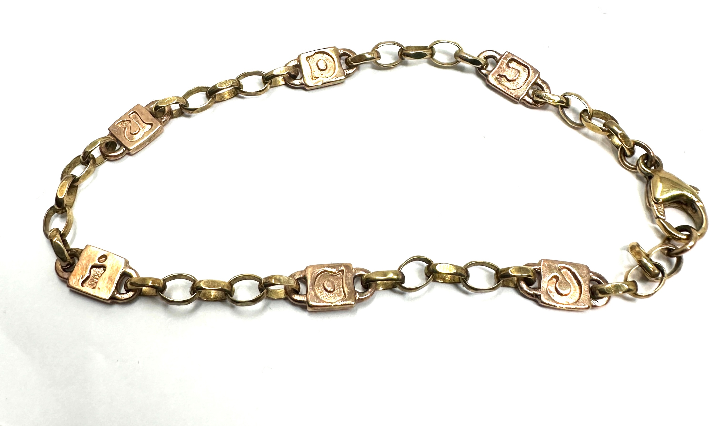 Clogau 9ct gold bracelet weight 5.5g - Image 3 of 4