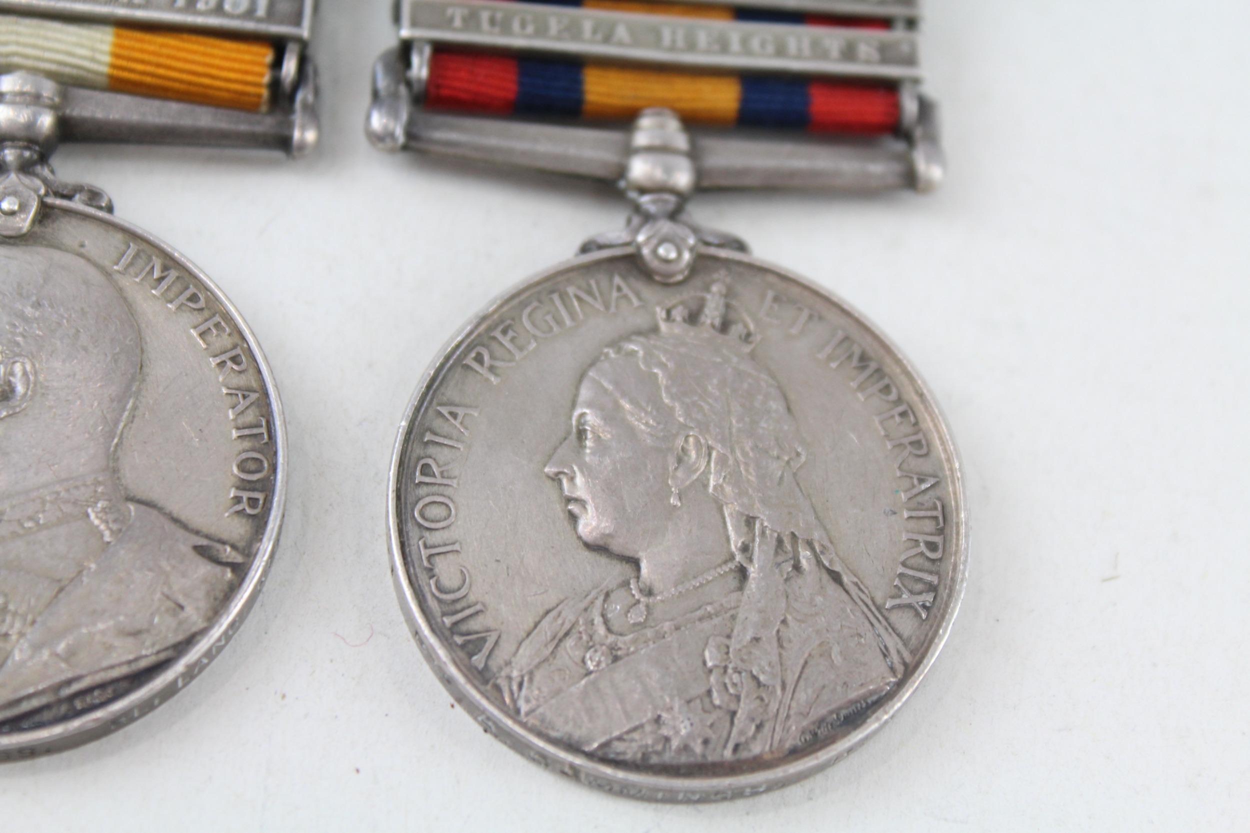 Boer War Medal Pair Named 4521 Pte. A Cummings Royal Lancs - Image 5 of 8