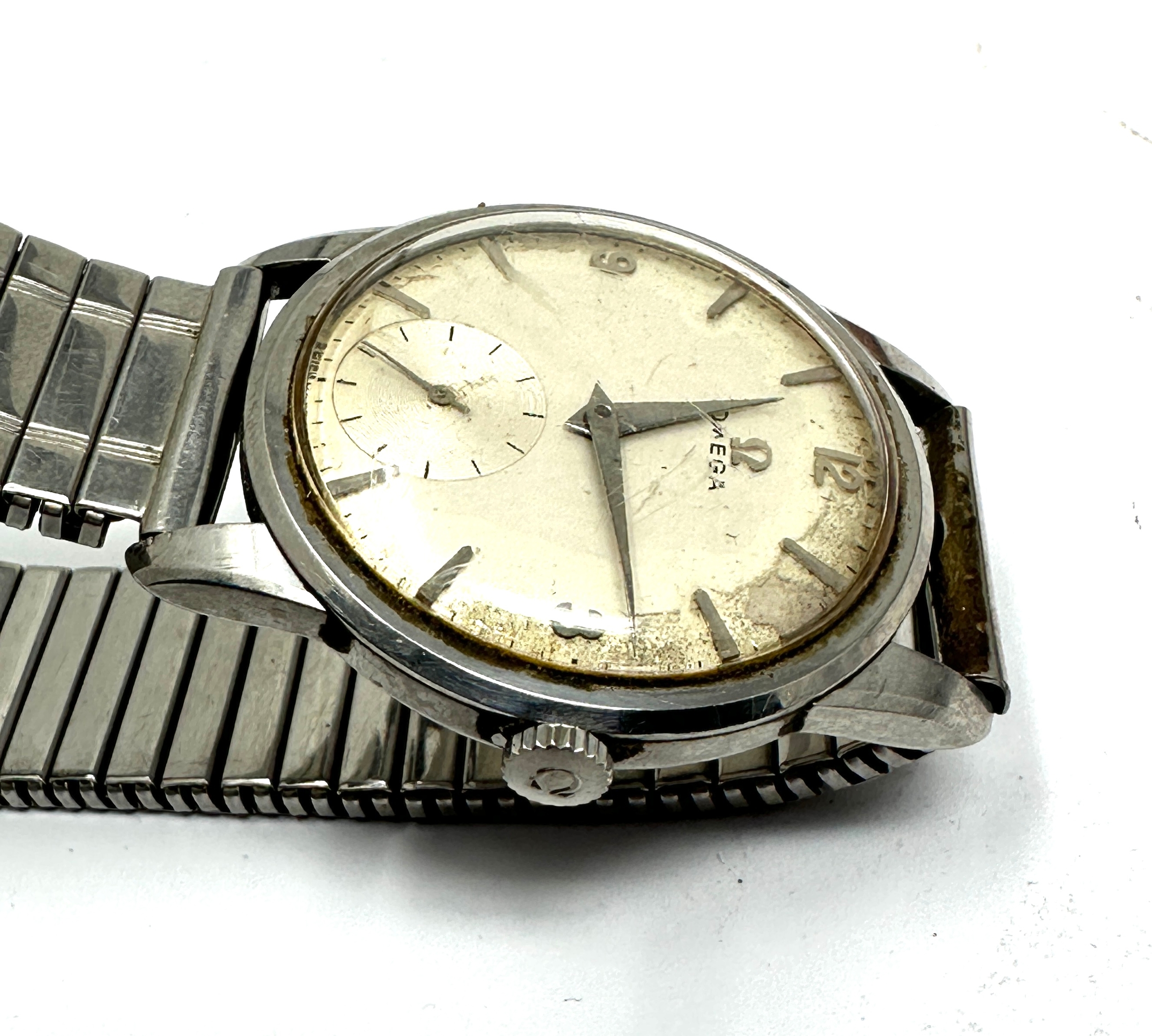 Vintage Gents Omega wrist watch the watch is ticking - Image 2 of 3