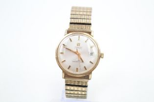 Tissot Seastar Seven Gold Tone Wristwatch Automatic WORKING