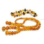 amber jewellery necklaces weight 159g