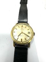 Vintage Cyma navystar gents wristwatch the watch is ticking