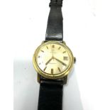 Vintage Cyma navystar gents wristwatch the watch is ticking