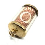 9ct gold emergency money charm weight 3.3g