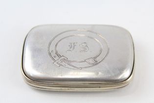 .800 silver snuff box