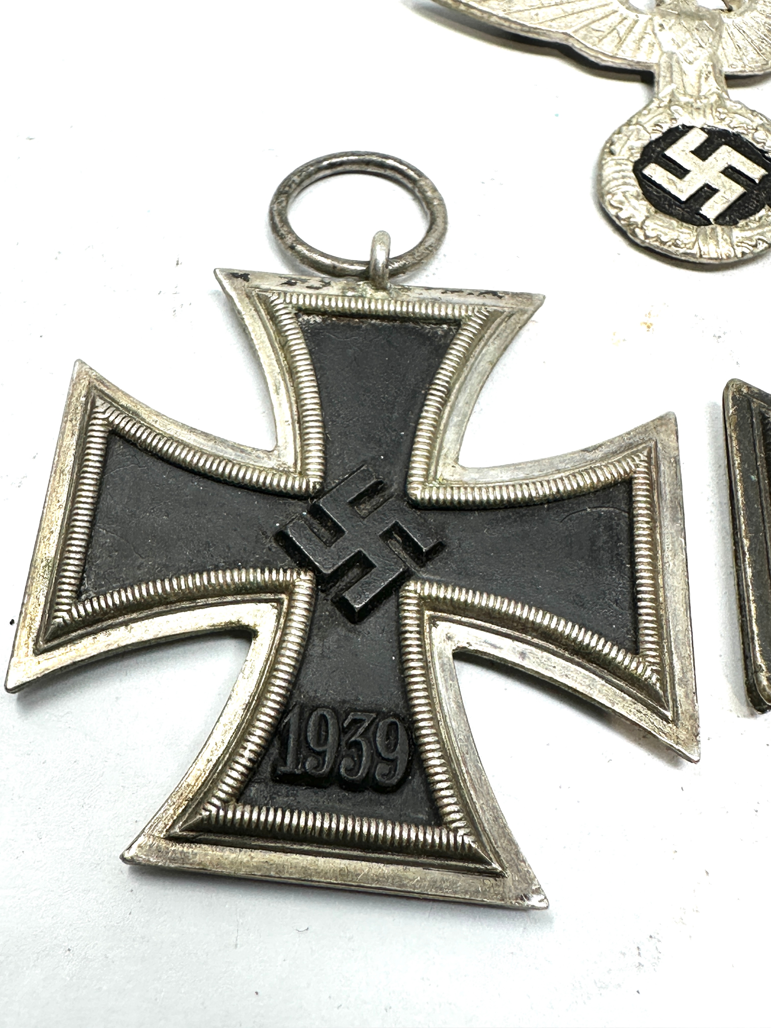 2 ww2 german iron crosses and cap eagle - Image 2 of 5