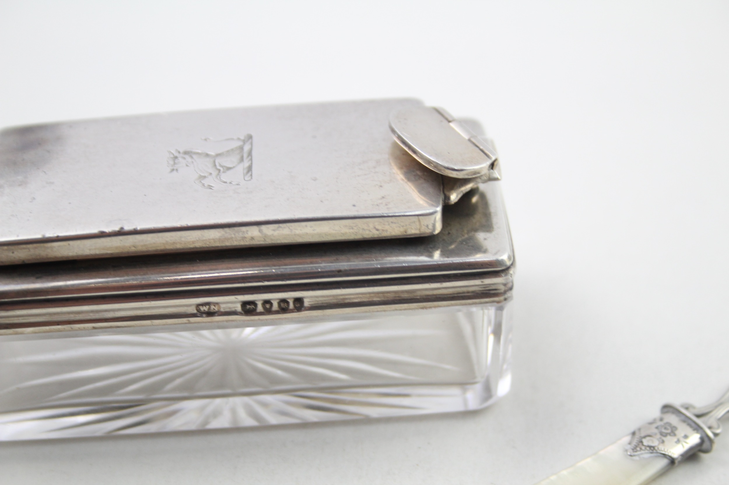 3 x .925 sterling desk accessories - Image 3 of 7