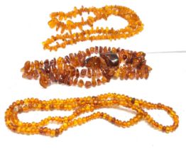 Amber jewellery necklaces weight 104g