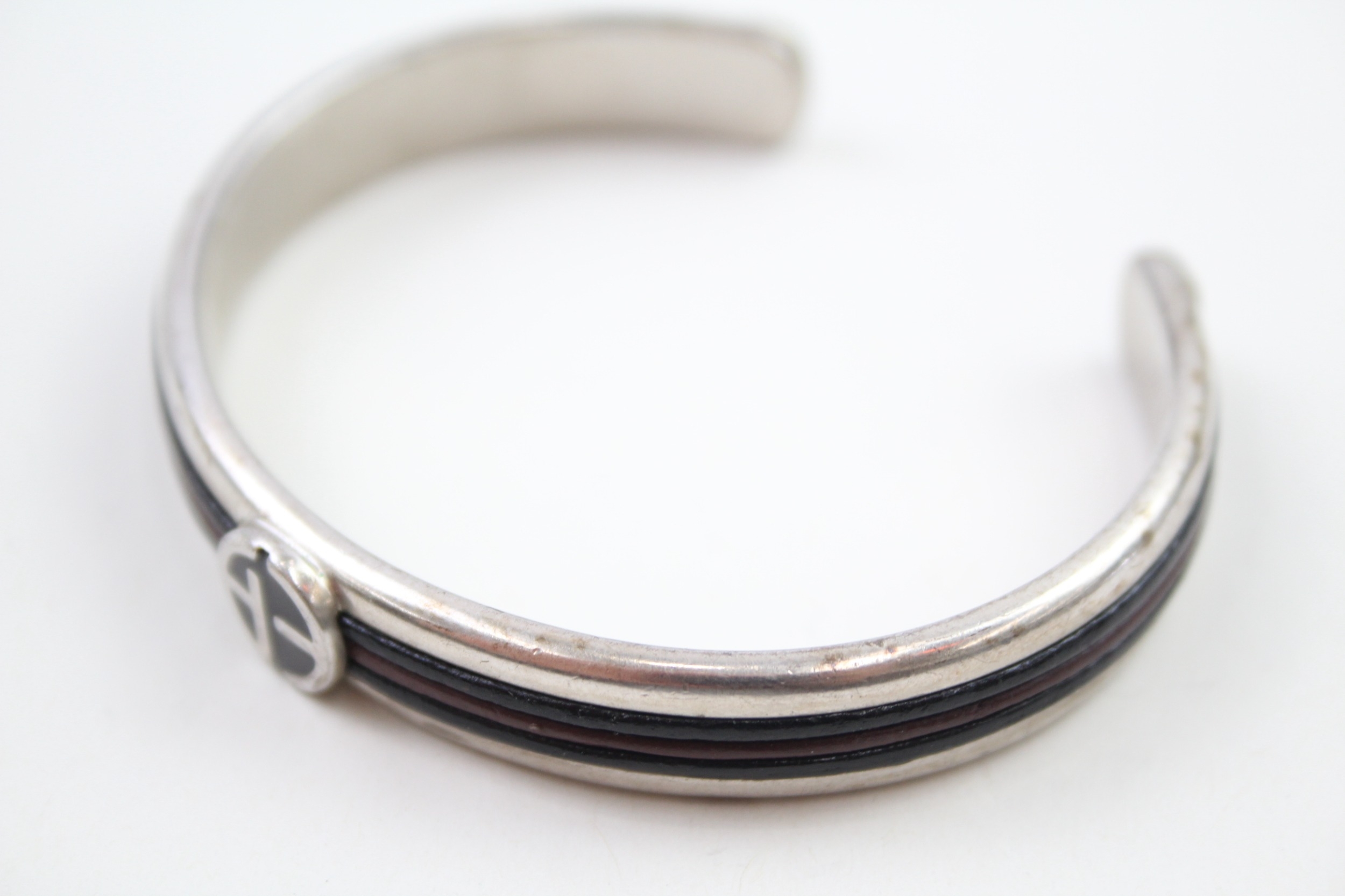 A silver bangle by Emporio Armani (40g) - Image 2 of 5