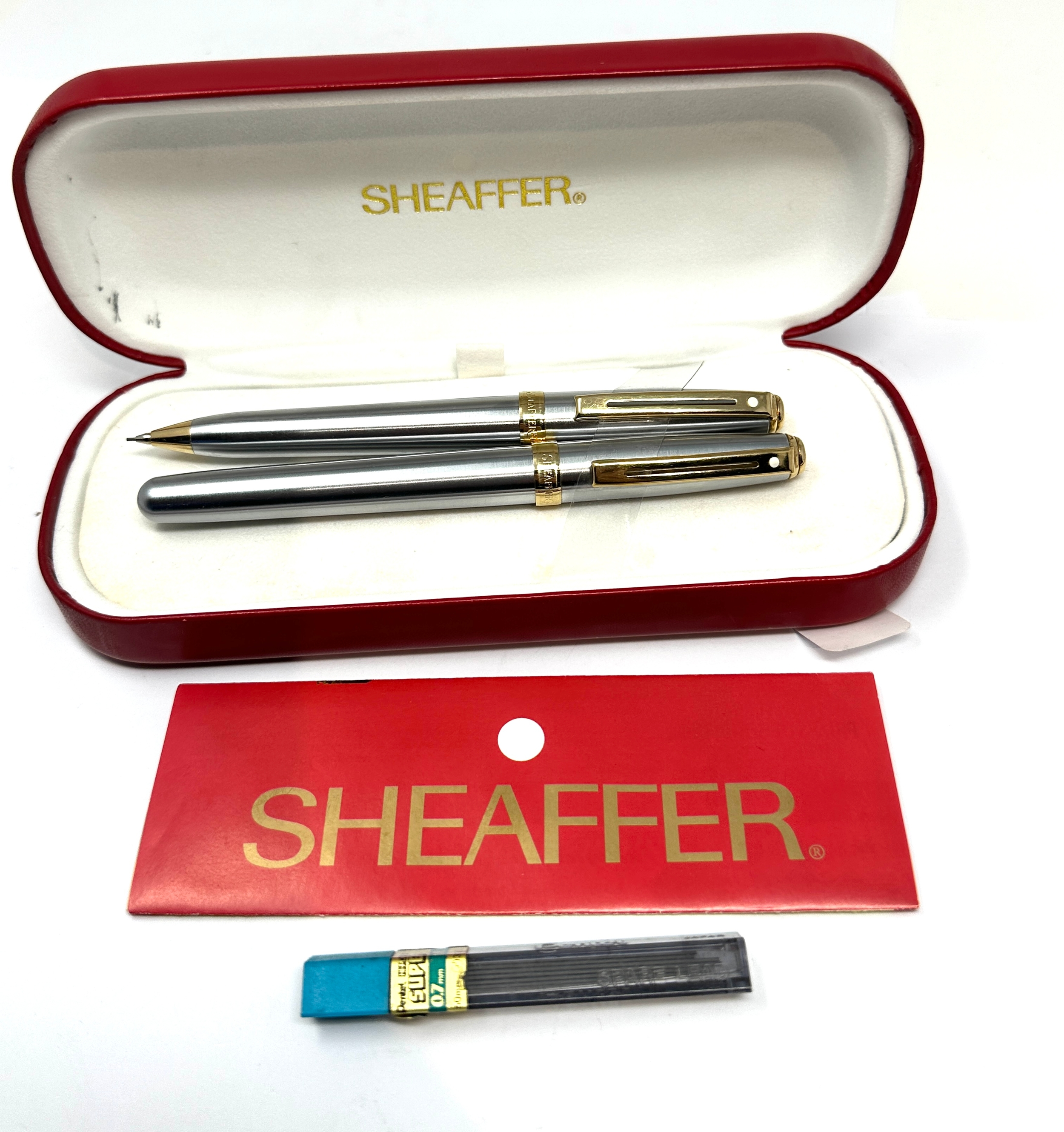 As new boxed sheaffer ballpoint pen & pencil - Image 4 of 4