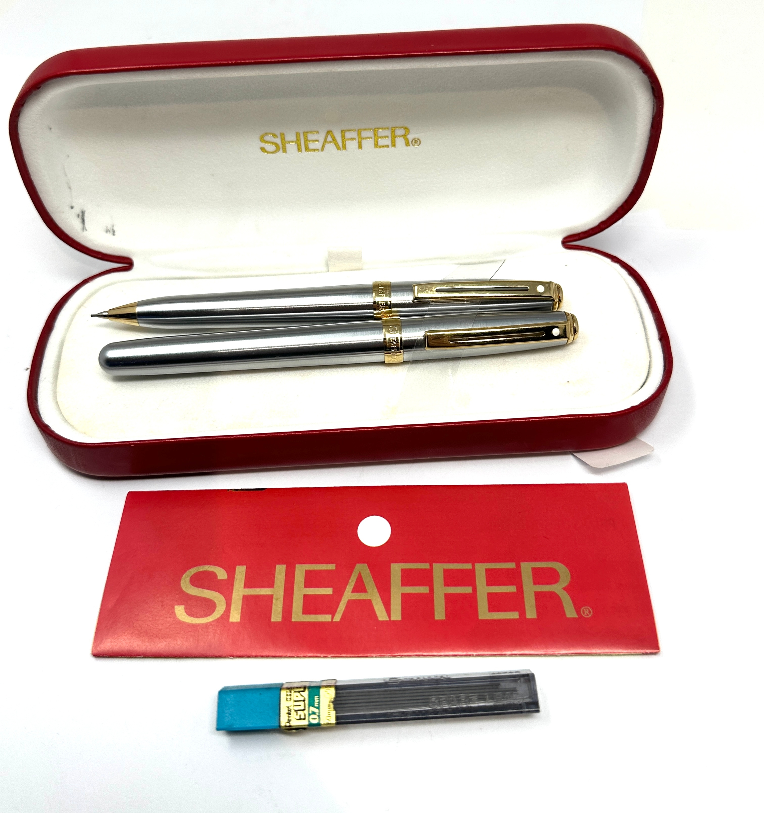 As new boxed sheaffer ballpoint pen & pencil - Bild 4 aus 4