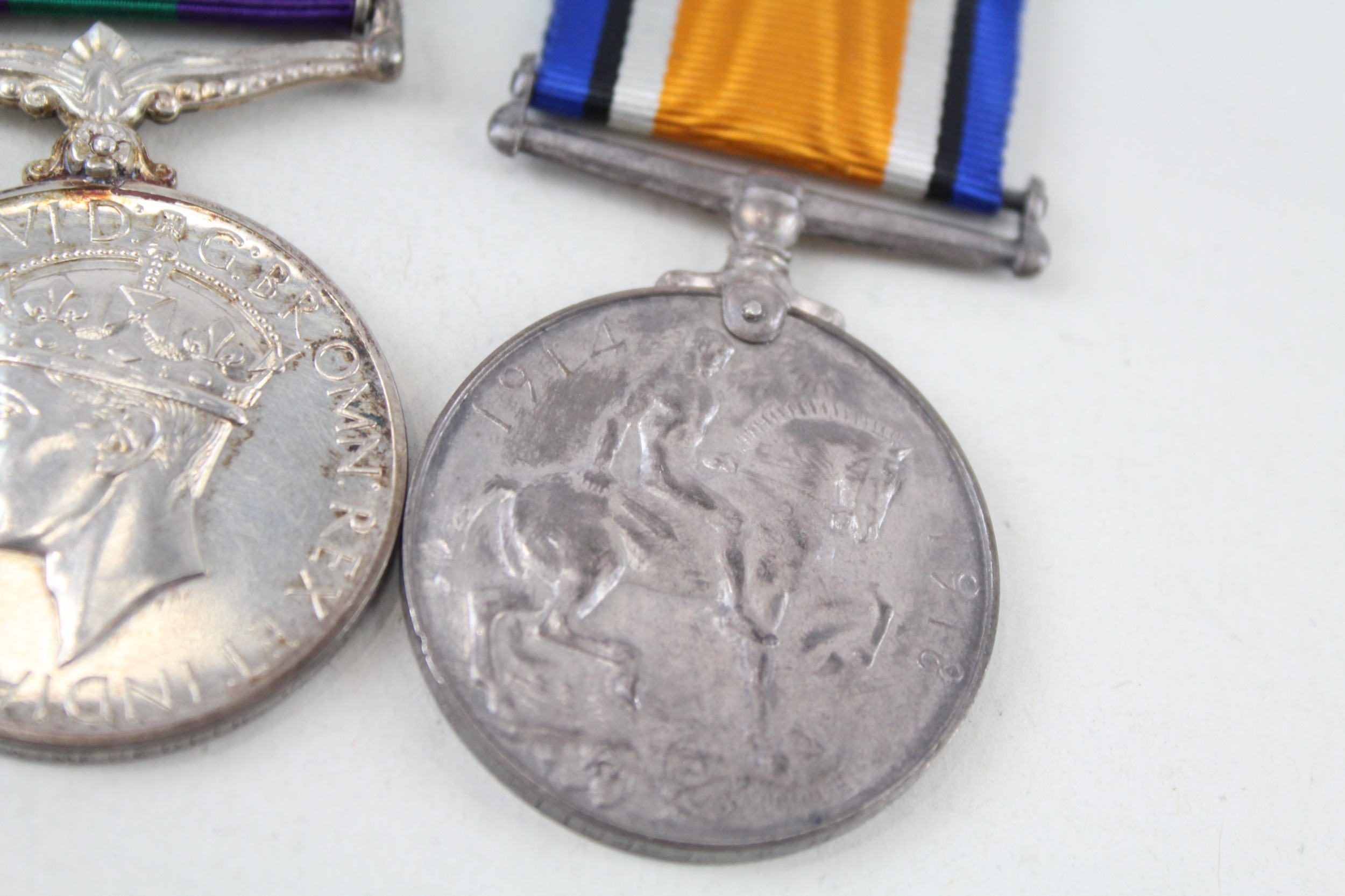 Victorian WW1 GV.I Medal Group Named Vol Long Service 2277 Pte. J. Meredith - Image 5 of 6