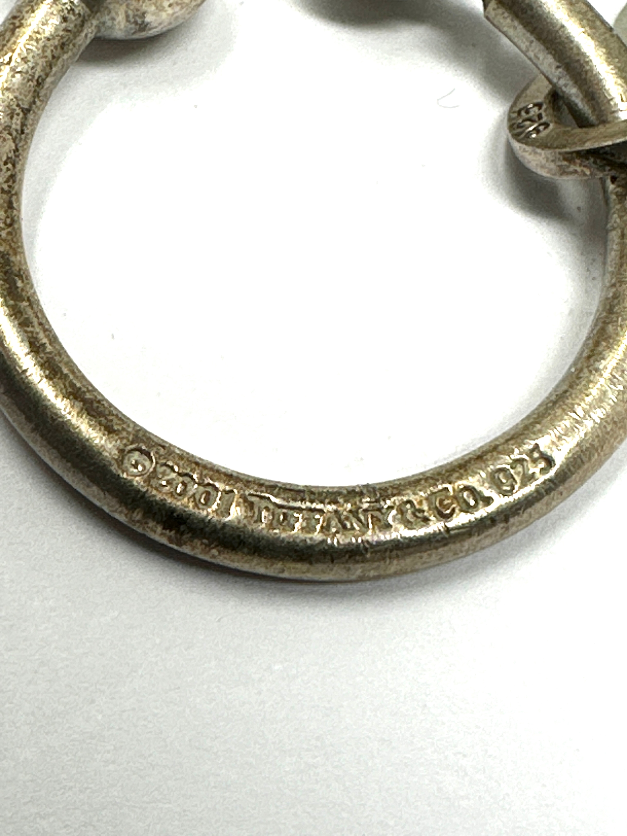 Tiffany & Co Sterling Horseshoe Key Ring - Please Return to NY heart Tag weight 21g - Image 3 of 5