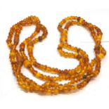 Amber jewellery necklace weight 107g