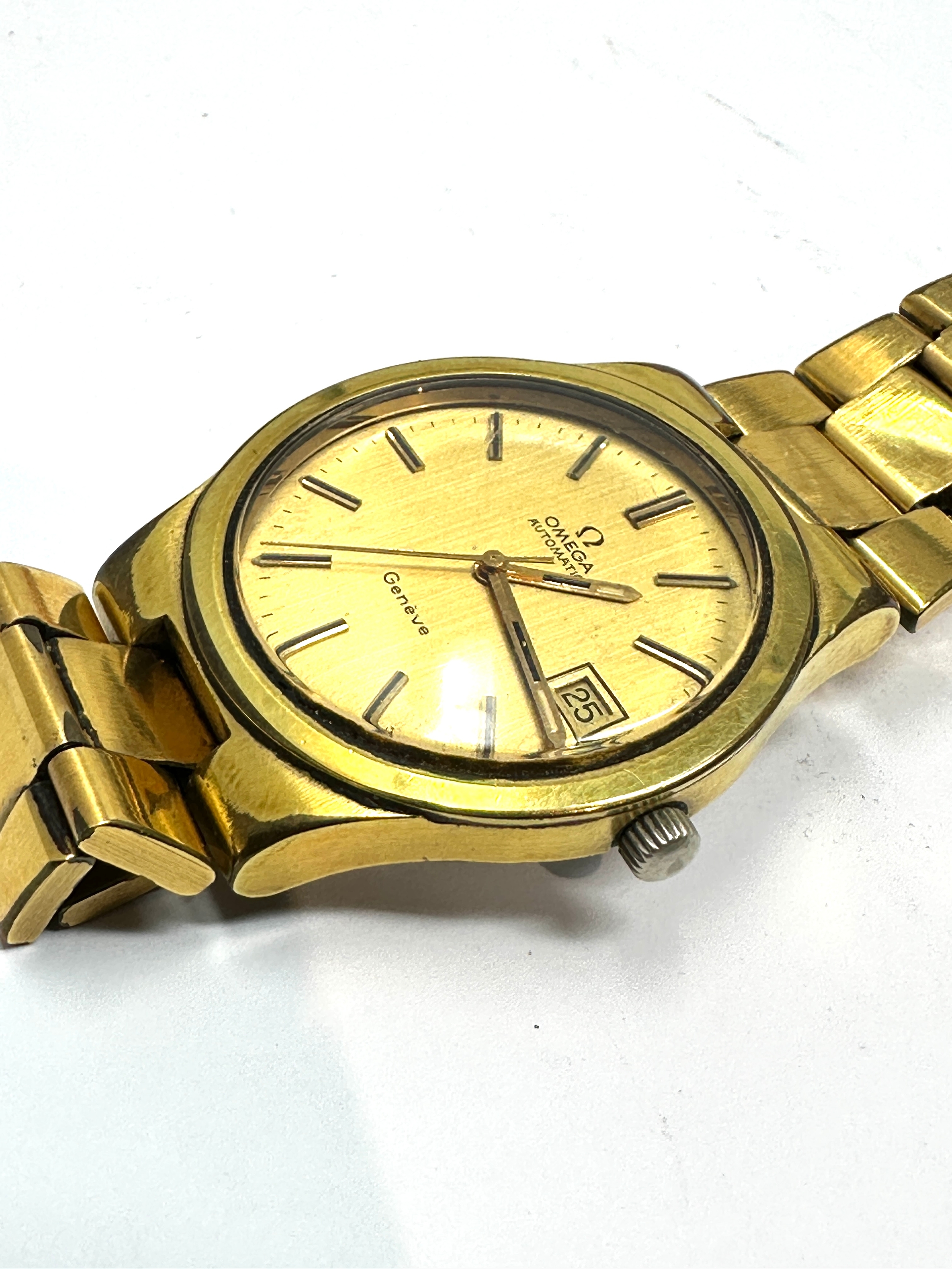 Vintage gents Omega automatic geneve the watch is ticking - Image 2 of 4