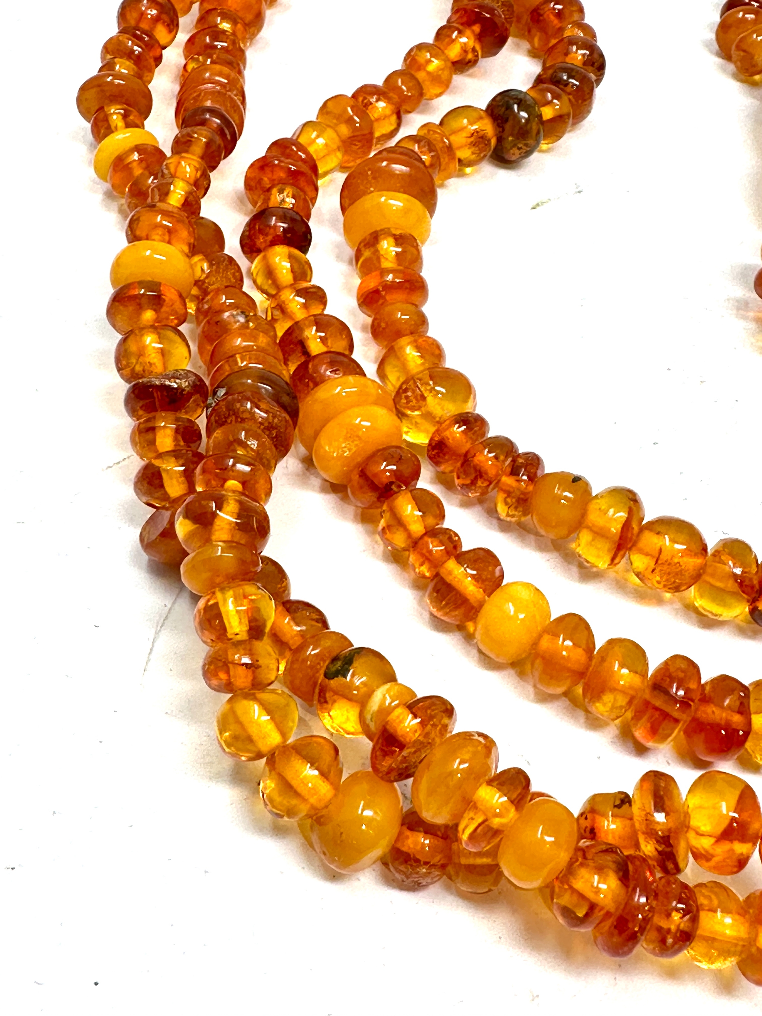 Amber jewellery necklace weight 107g - Image 2 of 5