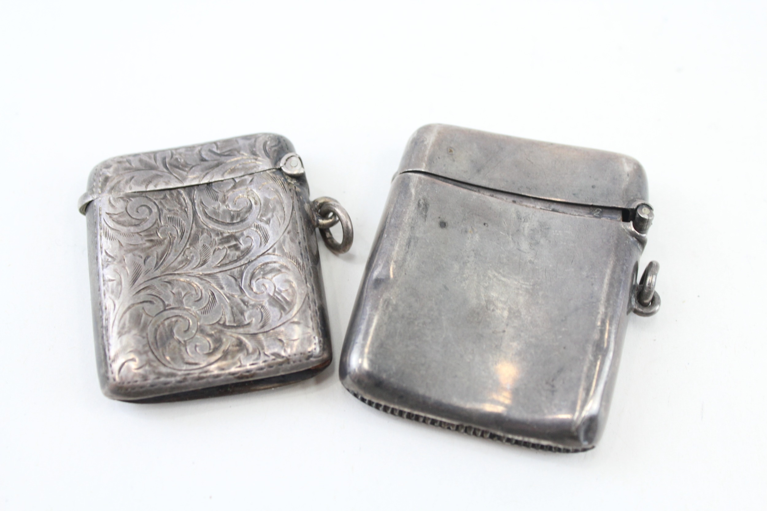 2 x .925 sterling vesta cases - Image 4 of 4