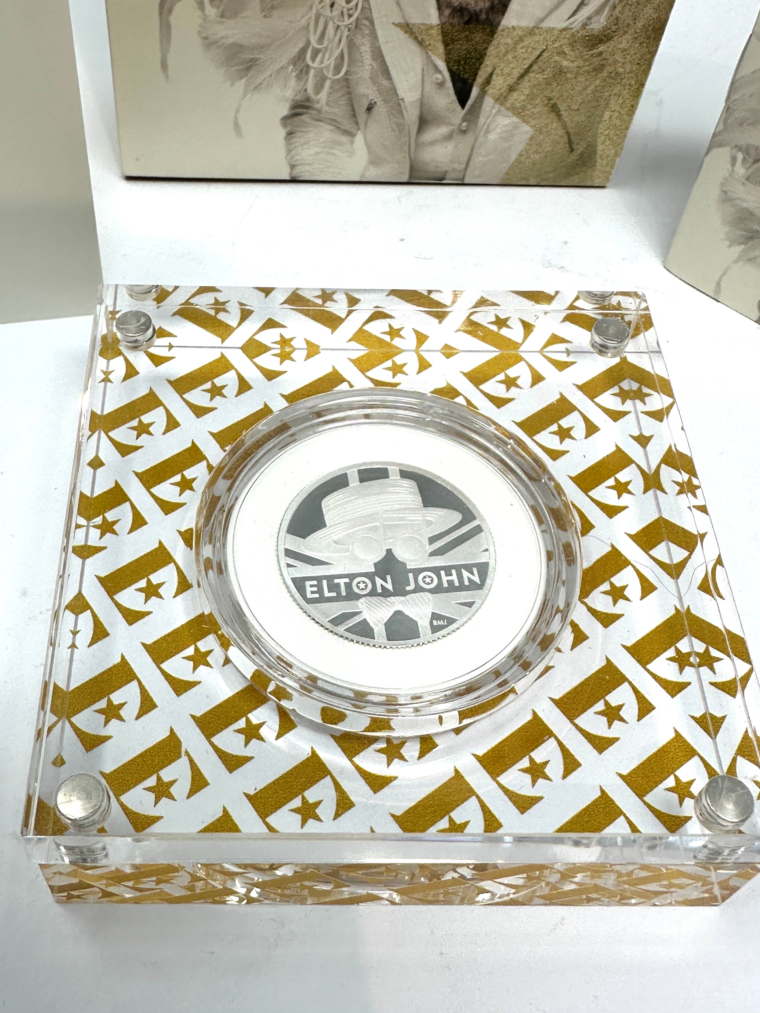 Elton John 2020 UK Half Ounce Silver Proof Coin Royal Mint - Image 2 of 4