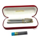 As new boxed sheaffer ballpoint pen & pencil