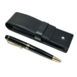 Cased Mont Blanc pen no replacement pen refill