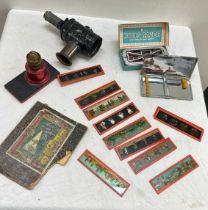 Selection of collectables includes razor etc