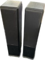 Mission model no 752 two way reflex floor standing speakers serial no 52FO16305