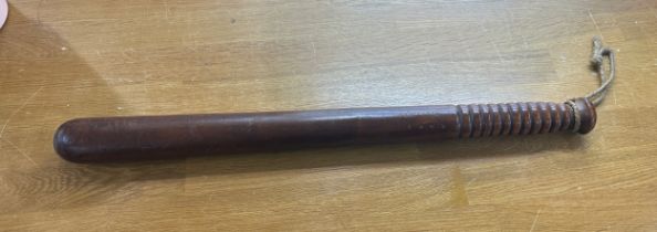 Antique Leicester Police Truncheon serial number 1868