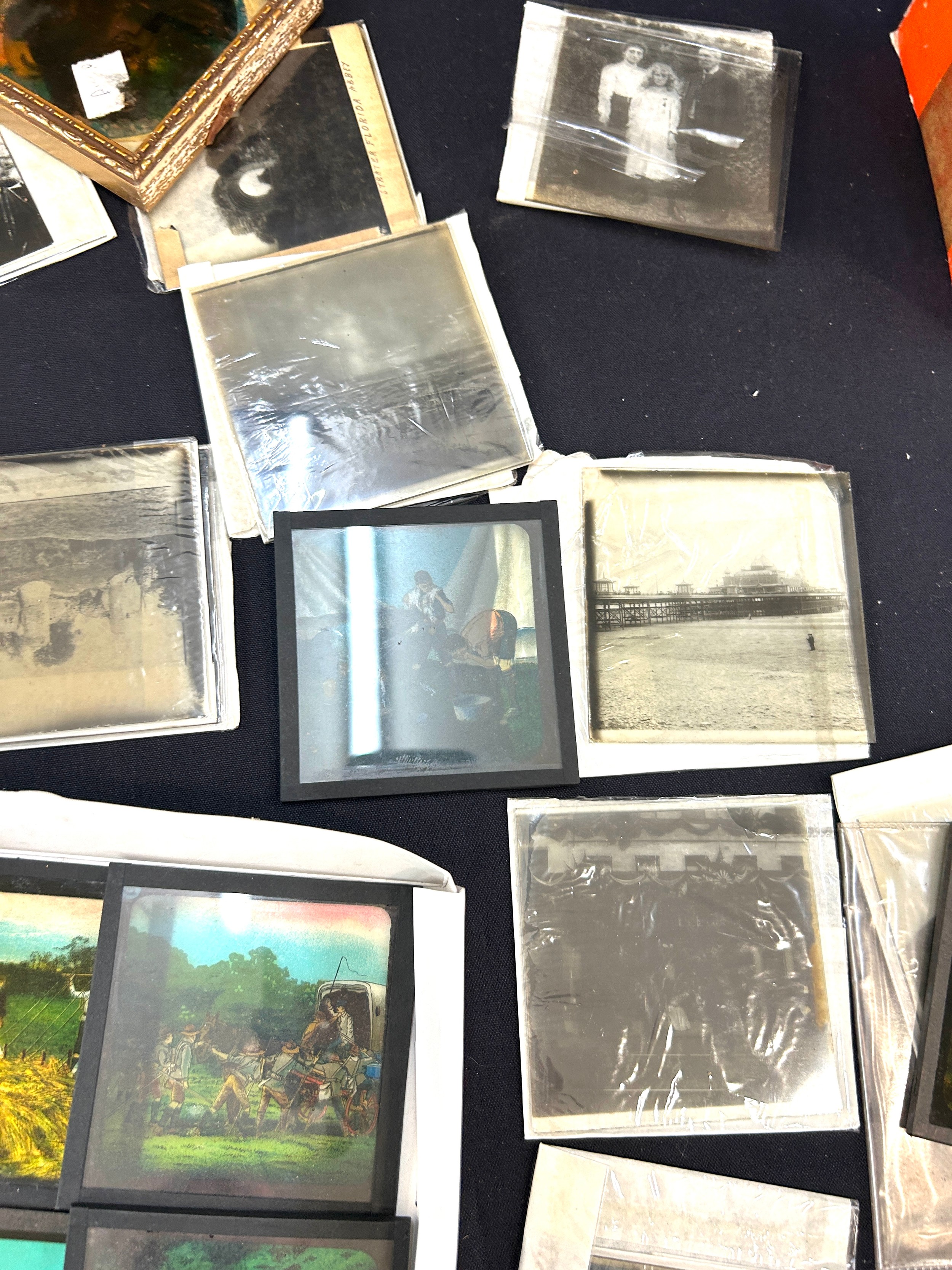 Selection of vintage negative photographs and glass slides - Image 3 of 6