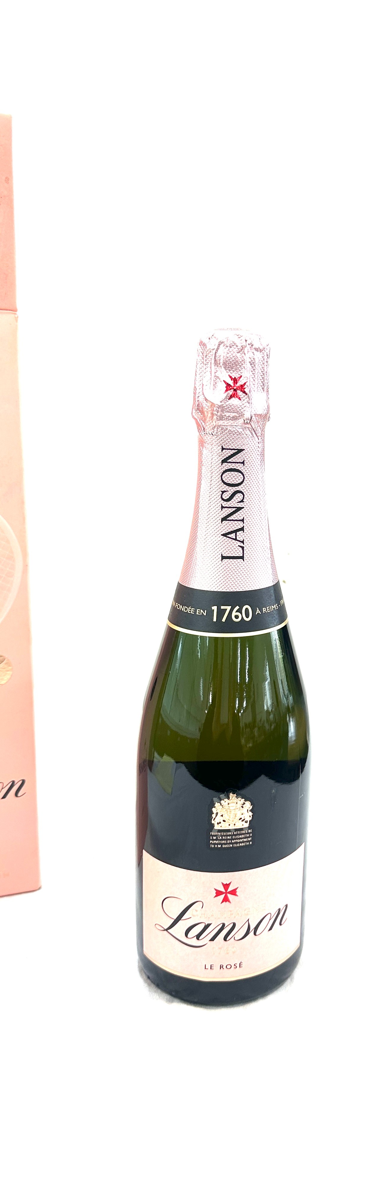 Boxed Lanson Champagne le rose, 750ml , The championships Wimbledon - Image 2 of 3