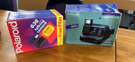Polaroid 636 Instant Film Talking Camera in Original Box, Polaroid impulse camera