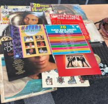 Selection of assorted records includes Bob Marley, Elvis Presley etc