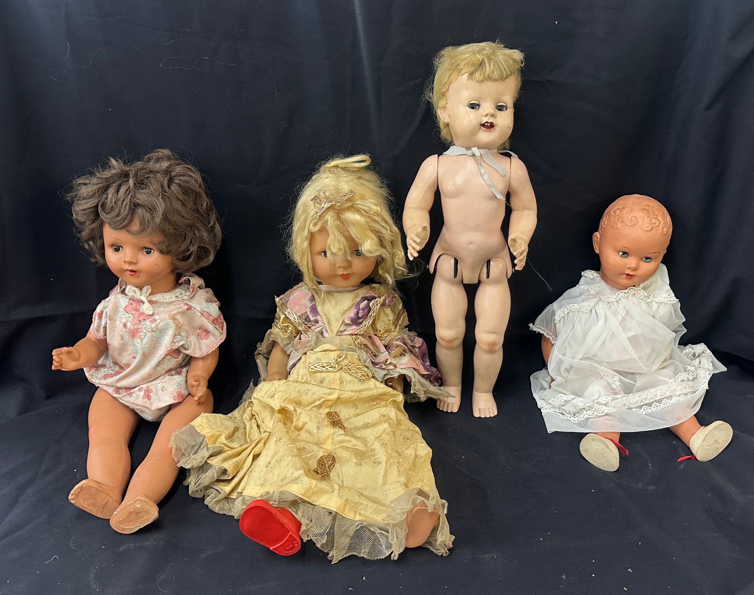 Selection of vintage dolls