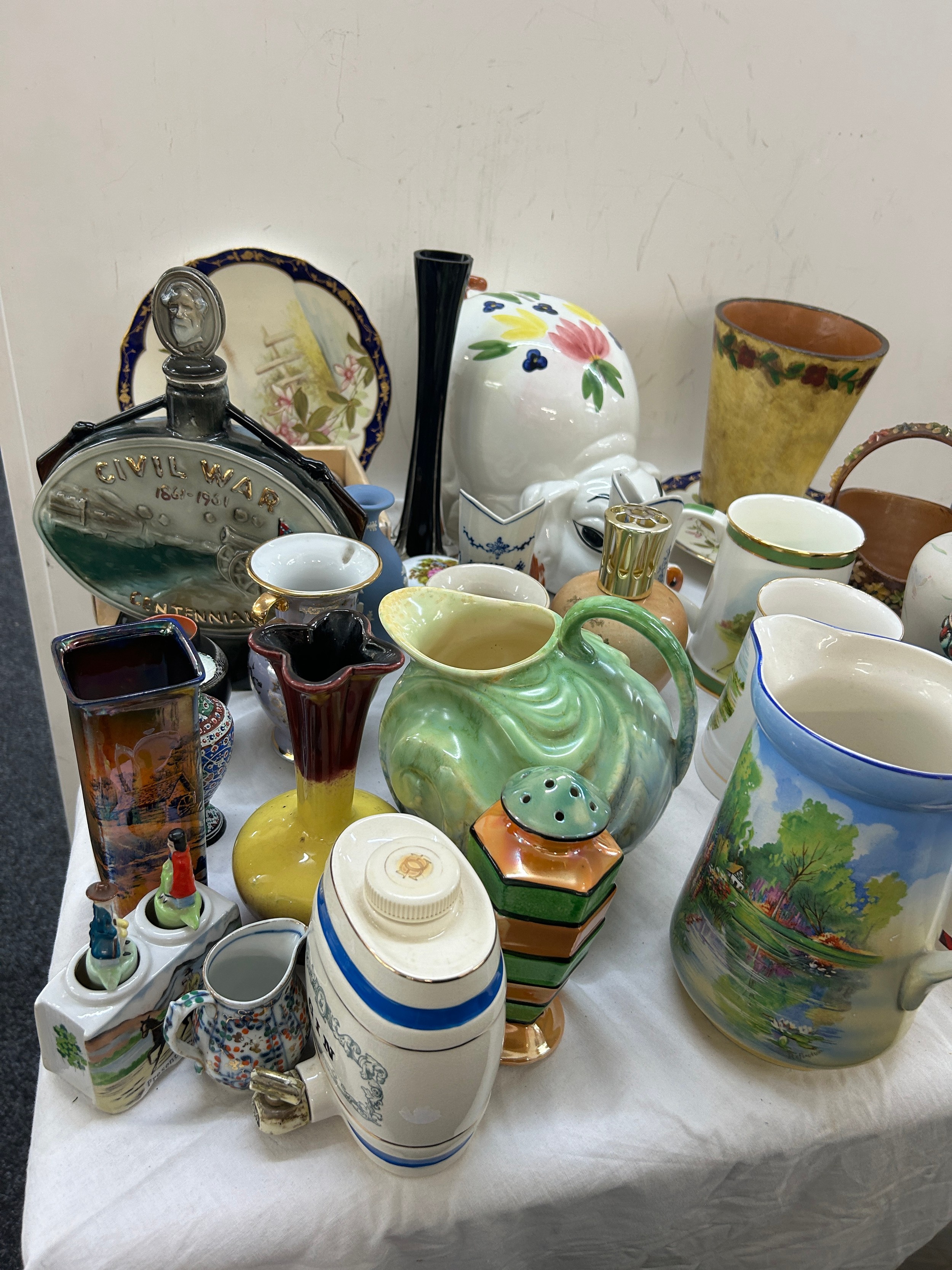 Selection of miscellaneous includes bowls, jugs, vases etc - Bild 2 aus 6