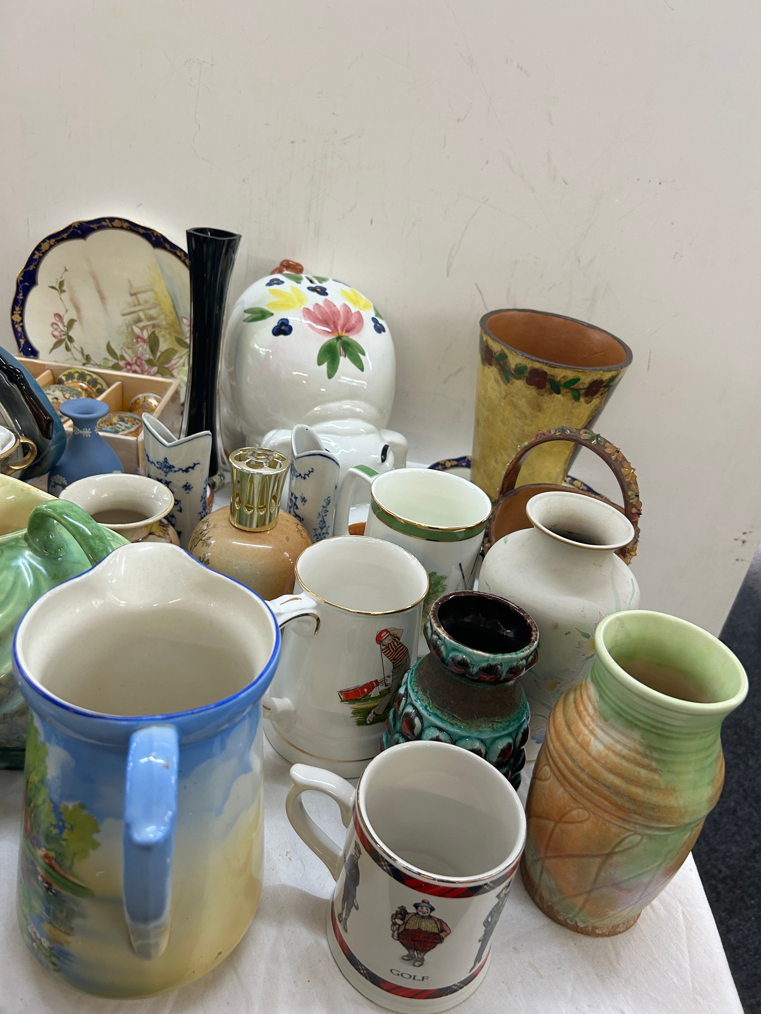 Selection of miscellaneous includes bowls, jugs, vases etc - Bild 4 aus 6