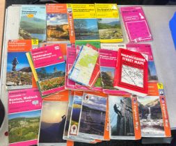 Selection of vintage ordnance survey maps to include ' The Peak District' etc