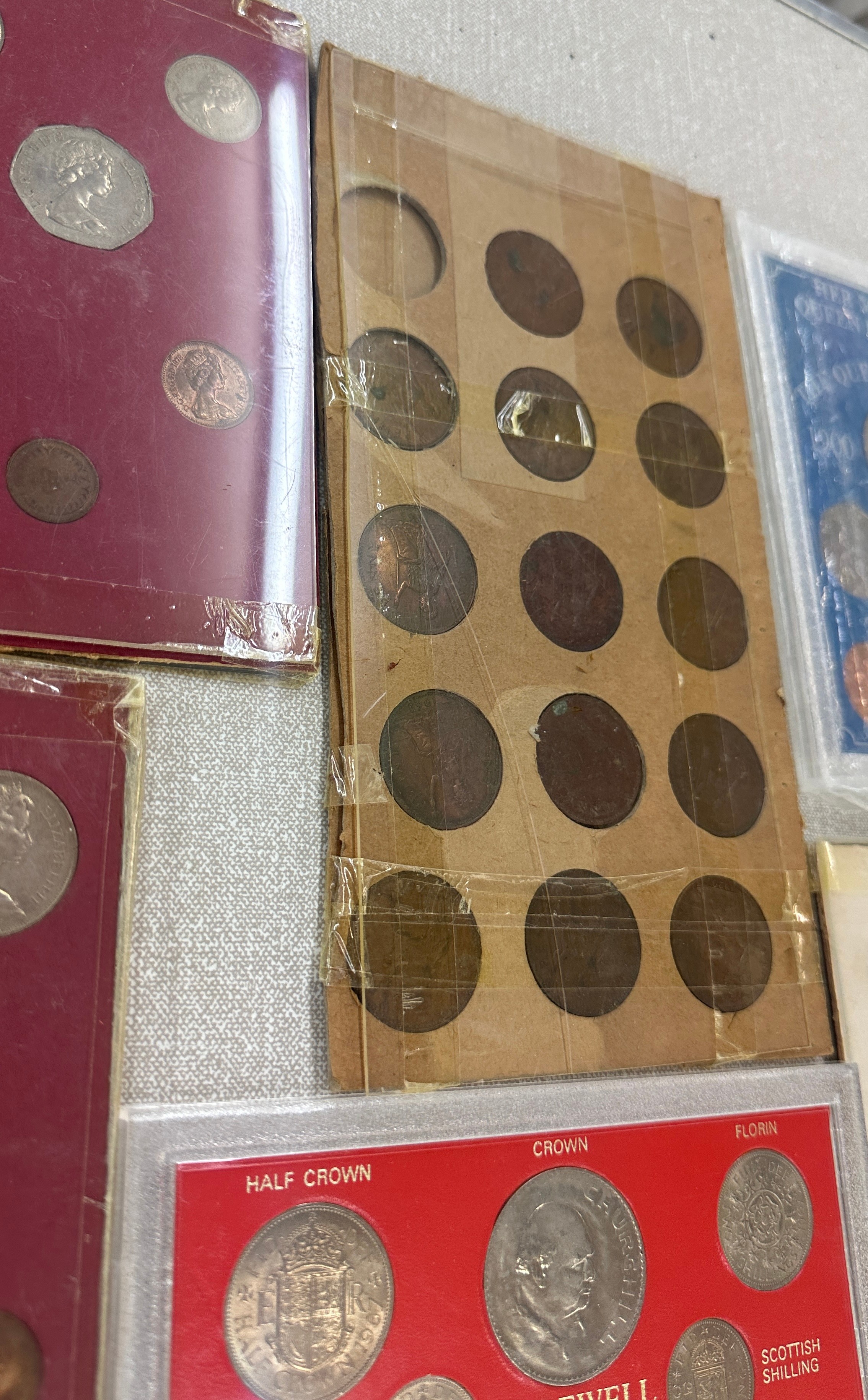 Selection of assorted coin sets includes The Coinage of Great Brittain 1980, 1979 etc - Image 3 of 10