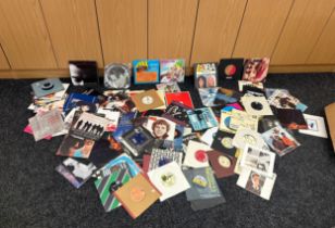Selection of 45s includes Stuck with you etc