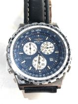 Rare Breitling Jupiter Pilot Navitimer Chronograph - Ref. A59028 quartz gents wristwatch, working