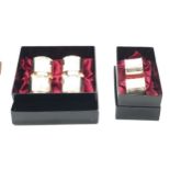 6 Silver plated napkin rings