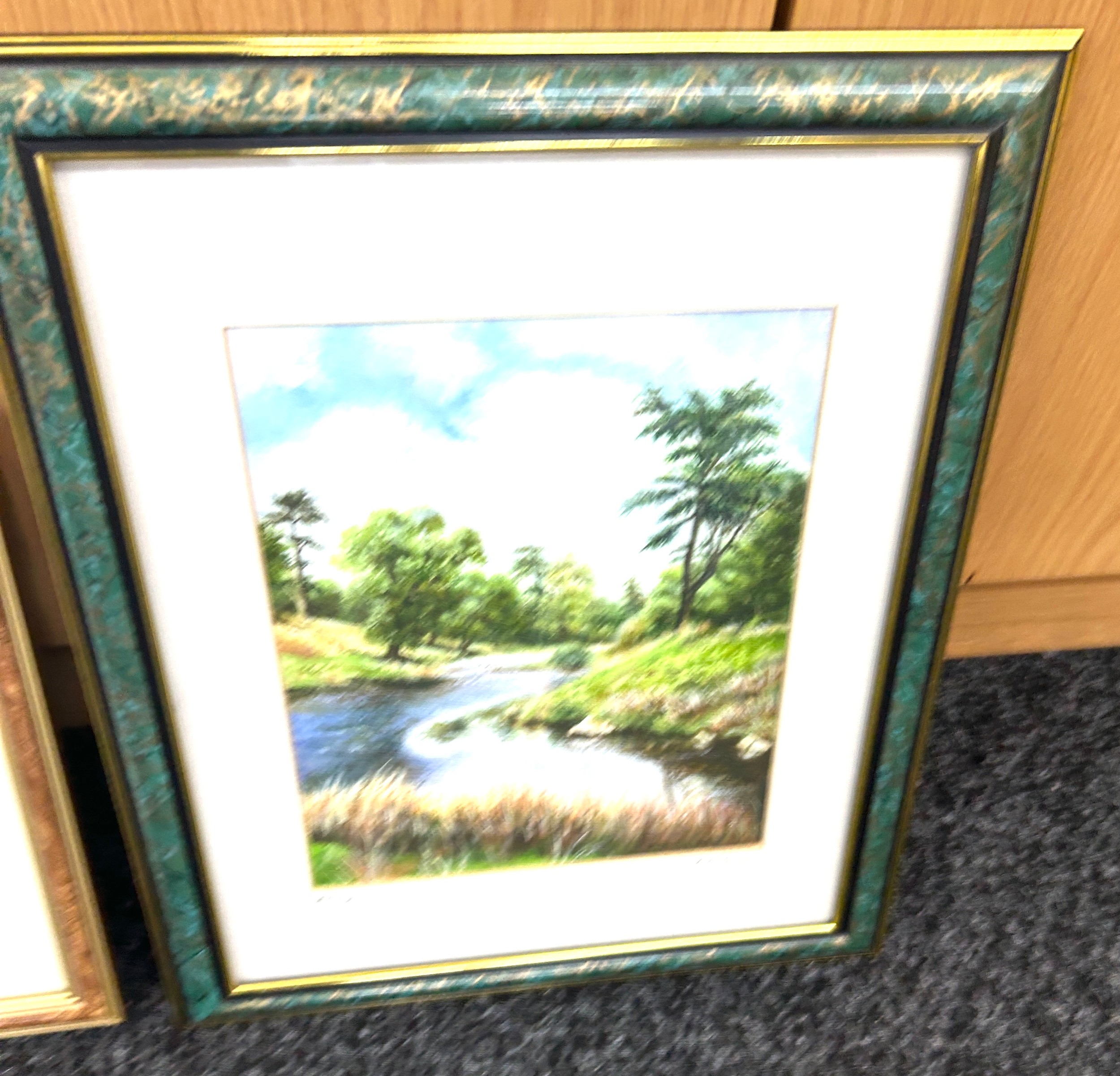 Selection of local artist paintings to include Bradgate park, artist name: P V Davies, Linda Clark - Image 2 of 5