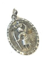 Silver St Christopher pendant